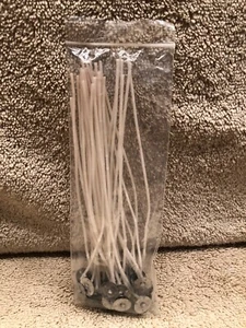 30 Stück 6 Zoll Kerzendochte mit Halter - Kerzenherstellung Kunst & Handwerk - Bild 1 von 2