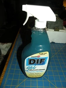 NEWIN BOTTLE ZINSSER DIF GEL SPRAY WALLPAPER STRIPPER TOUGH JOB FORMULA 32oz. - Picture 1 of 4