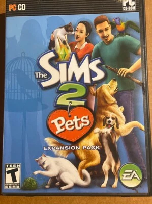 The Sims 2: Pets Expansion Pack (PC CD-ROM, 2-Disc Set, 2006 w/ Manual  - Image 1 of 3