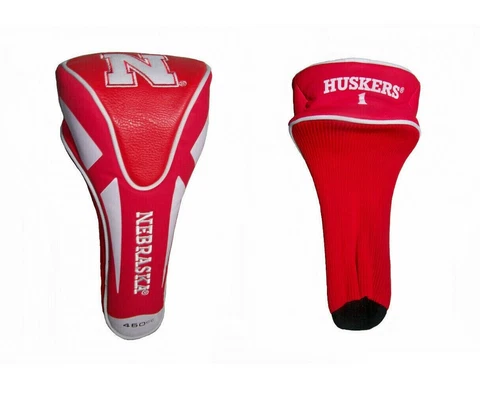 Nebraska Cornhuskers NCAA Single Apex Oversize Driver Golf Club Headcover Cover