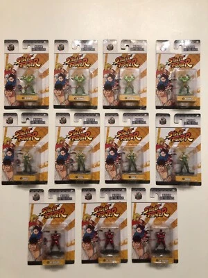 Jada Nano Metalfigs - Lote Street Fighter (11) - Blanka M Bison Guile SF4 SF5 SF12 Foto 1 de 4