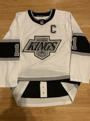 Adidas Los angeles Kings Kopitar LA White Authentic NHL hockey Jersey alt 46 Cover