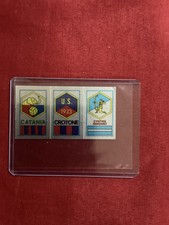 SCUDETTO FOOTBALLERS PANINI 1974-75 NEW, PERFECT #616 CATANIA CROTONE GENZANO