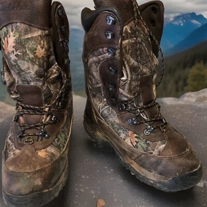 Cabela's Inferno Insulated Waterproof Camo Hunting Boots Men Size 10D 2000G - Picture 1 of 10