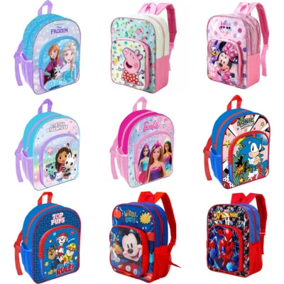 TDL Jungen Mädchen Deluxe Rucksack Kinder Figur Rucksack Junior Kleinkinder Schultasche