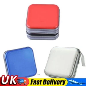 40pcs Capacity Disc CD DVD Wallet Storage Organizer Case Holder(Red) UK - Afbeelding 1 van 10
