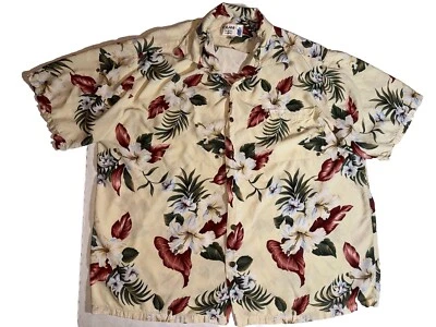 Iolani Shirt Mens XLarge Short Sleeve Button Up Hawaiian Floral - Image 1 of 4