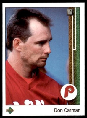 1989 Upper Deck Don Carman Baseball Cards #409 - Image 1 of 2