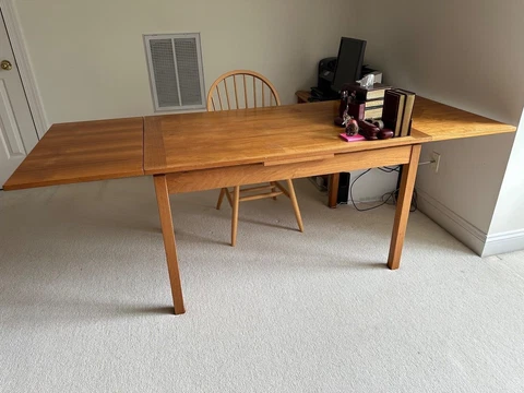 VINTAGE Danish MCM Extendable Dining Room Table Cover