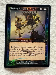 MTG - Tsabo's Assassin - Invasion - Foil - NM - Artist Glen Angus Signed - Picture 1 of 2