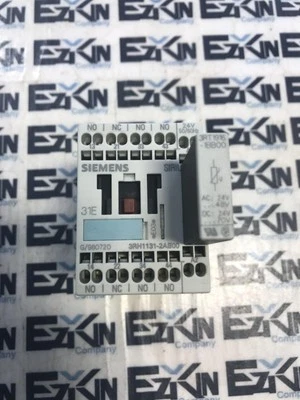 Siemens 3RH1131-2AB00 Contactor 600VAC 10Amp W/3RT1916-1BB00 Surge Supressor  - Image 1 of 3