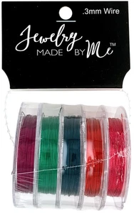 3 Pack - Jewelry Made By Me Wire .3mm-Bright Colors - 22190158 - Bild 1 von 2