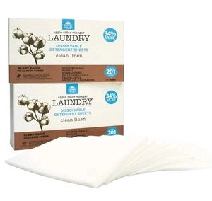 Sunny Valley Orchard 2 Boxes Dissolvable laundry sheets Up to 402 Loads-Linen - Picture 1 of 3