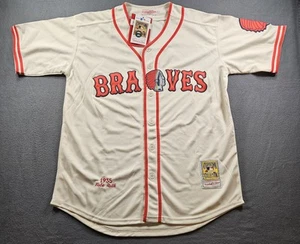 BABE RUTH BOSTON BRAVES #3 JERSEY 1935 COOPERSTOWN COLLECTION Size 44 NWT - Picture 1 of 13
