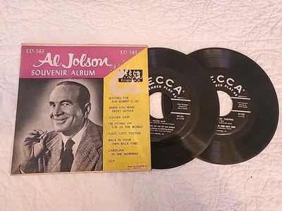 Al Jolson – Souvenir Album - Waiting For Robert E Lee 45 RPM Decca – ED 583 - Image 1 of 4