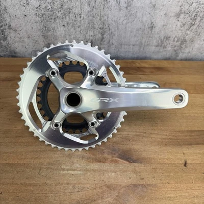 ¡Poco kilometraje! Juego de bielas de aleación de husillo Shimano GRX edición limitada plateadas 175 mm 24 mm Foto 1 de 4