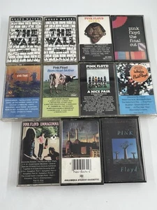 Pink Floyd Cassette Lot Of 11! The Final Cut, Atom Heart Mother, A Nice Pair+ - Picture 1 of 12