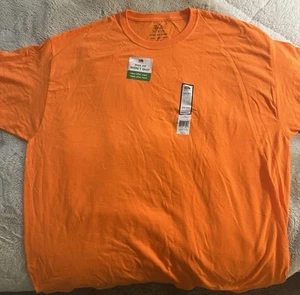Fruit of the Loom Safety Orange 360 Breathe Crew Neck Short Sleeve T Shirt 2XL - Picture 1 of 3