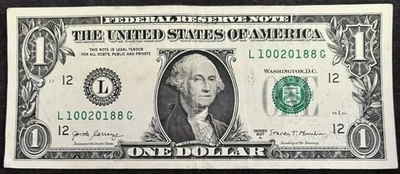 2017 A San Francisco $1 Bill October 8th 2018 Birthday/Anniversary Low Sum 20 No - Image 1 of 2