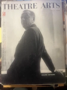 THEATRE ARTS MAGAZINE  * * JULY  1955 *MAXINE NEWMAN OF B.H. ESTATE - Picture 1 of 2