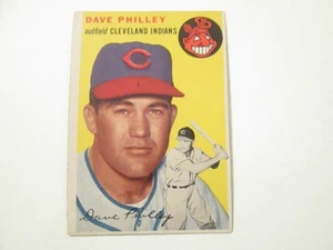 1954 Topps Baseball #159 Dave Philley Cleveland Indians ex - Picture 1 of 1