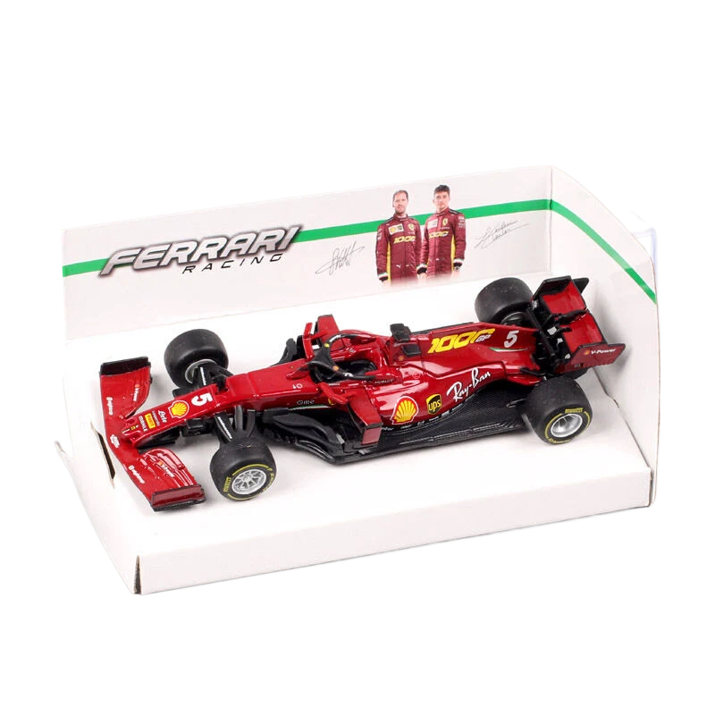 BBurago 1/43 Tucan GP Ferrari SF1000 #5 Sebastian Vettel 2020 F1 Model Car Toy - Image 1 of 4