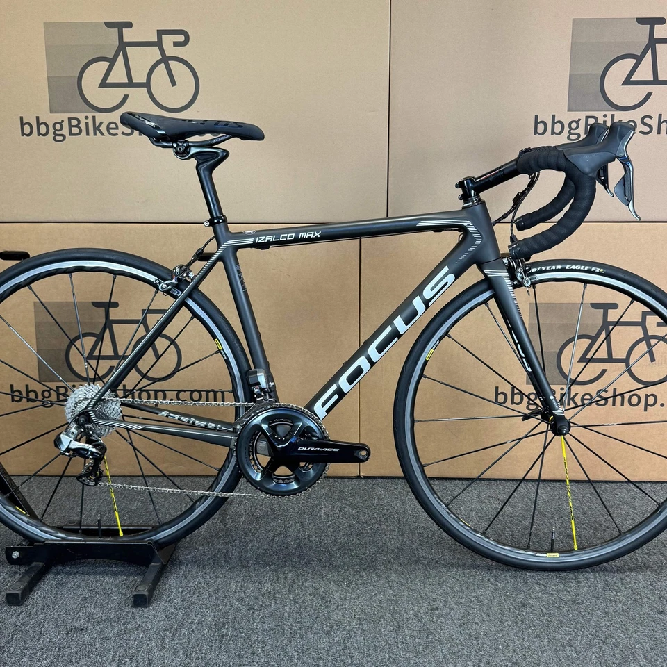 Bicicleta de carretera Focus Izalco Max usada, 13 lb de carbono para escalada, Dura-Ace Di2, 2017, 54 cm Foto 1 de 4