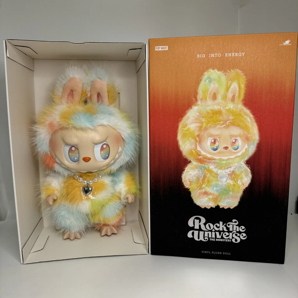 Original POP MART Labubu Big Into Energy ROCK THE UNIVERSE