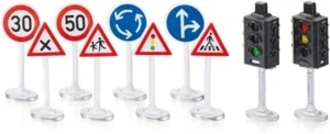 Siku 5597, Traffic Lights with Road Signs, Plastic, Multicolour, Versatile - Picture 1 of 6
