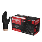 Ammex Corporation GWBN49100 Gloves Gloveworks Heavy Duty Black Nitrile XXL