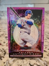 2020 Panini Chronicles Titan Purple Mojo /75 Anthony Rizzo