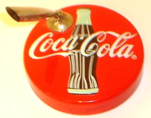 Vintage 1996 Coca-Cola Soda Bottle Paper Weight / Pen Holder Coke Advertising - Picture 1 of 4