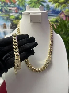 Monaco 14k Gold Bonded Set  ( 12mm) - Picture 1 of 5