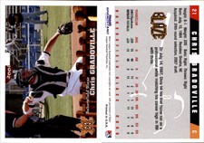 Chris Gradoville 2008 Grandstand Bakersfield Blaze #13 Card *AutographDen*