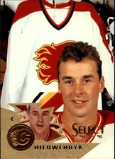 1994-95 Select Calgary Flames Hockey Card #131 Joe Nieuwendyk