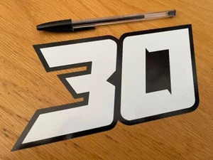 Max Cook Race Number 30 (Medium) - UK SELLER - Picture 1 of 1