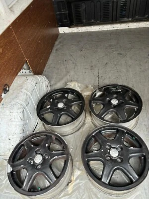 4x Cerchi in Lega Volkswagen Golf 3 Polo 6N  15 Pollici Marca BBS - Imagen 1 de 2