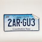  United States Connecticut Constitution State Passenger License Plate 2AR-GU3