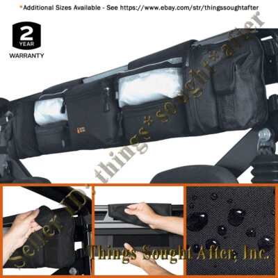 Organizador de almacenamiento con jaula antivuelco UTV para Polaris Ranger General Brutus de tamaño completo negro Foto 1 de 4