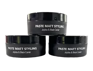 Mon Platin Paste Matt Styling Wax Jojoba & Black Caviar 85ml/2.9 fl.oz- SET OF 3 - Picture 1 of 2
