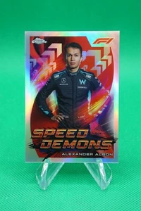 2022 Topps Chrome Speed Demons #SD-AA Alexander Albon Williams Racing CDW - Picture 1 of 2