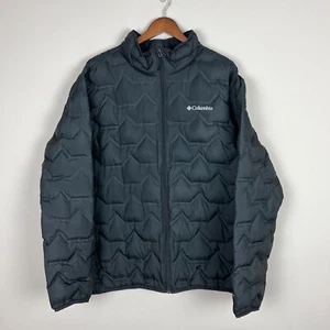 Chaqueta Columbia Walker Mill Heat Seal 650 Down Omni Heat Puffer Negra Para Hombre XXL - Imagen 1 de 14