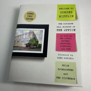 Welcome To Dunder Mifflin by Brian Baumgartner SIGNED Hardcover Book THE OFFICE - Imagen 1 de 6