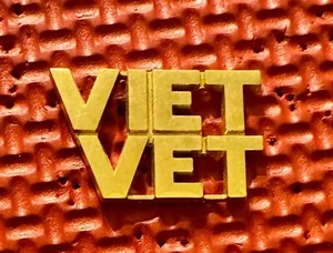 Vintage MILITARY PIN  US  Viet Vet  R5-2 - Picture 1 of 1