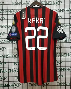 AC Milan 2013/2014 Home Shirt Jersey Red Black Men’s - Ricardo Kaka# 22 shirt - Picture 1 of 7