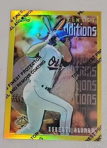 ROBERTO ALOMAR 1996 MIGLIOR #197 RARO RIFRATTORE ORO CONFEZIONI 1:288+ORO REGOLARE (2) - Foto 1 di 4