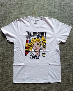TSHIRT TAYLOR SINGER SWIFTIES MOVEMENT S TO XL WHITE BAND MUSIC POP GIFT UNISEX - Picture 1 of 4
