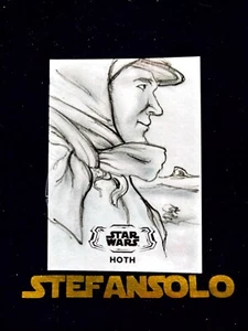 2024 star wars topps hyperspace sketch hoth neil camera - Picture 1 of 2