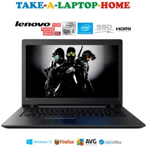 Lenovo Gaming Laptop Windows10 Big 15.6" HD Screen DVD Office AntiVirus - BOXED - Picture 1 of 10