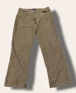 VINTAGE POLO RALPH LAUREN HERRENJEANS 40 X 32 5 TASCHEN HELLBRAUN CORD SCHNÜRE HOSE - Bild 1 von 10